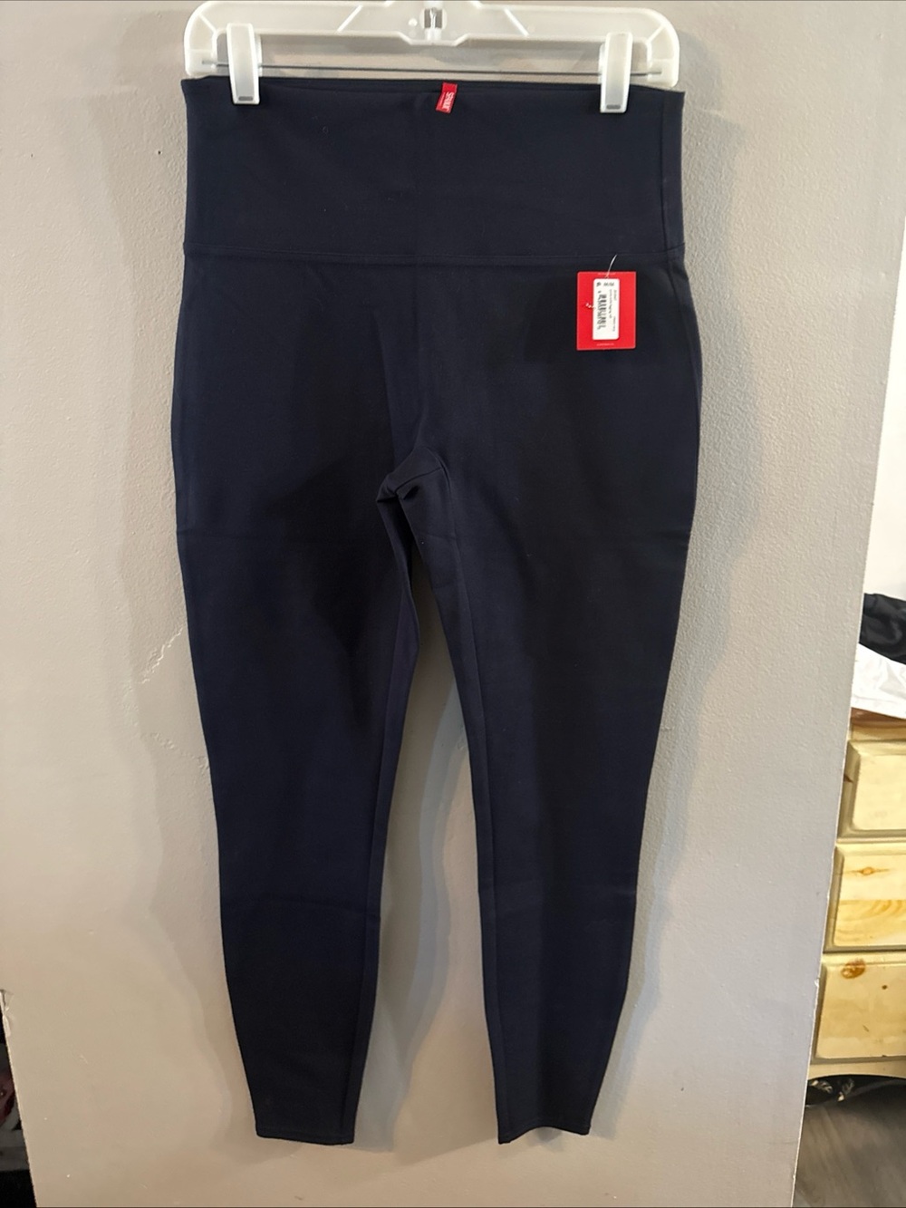 Spanx NWT Ponte Ankle Women’s Legging in Classic Navy Size M S26